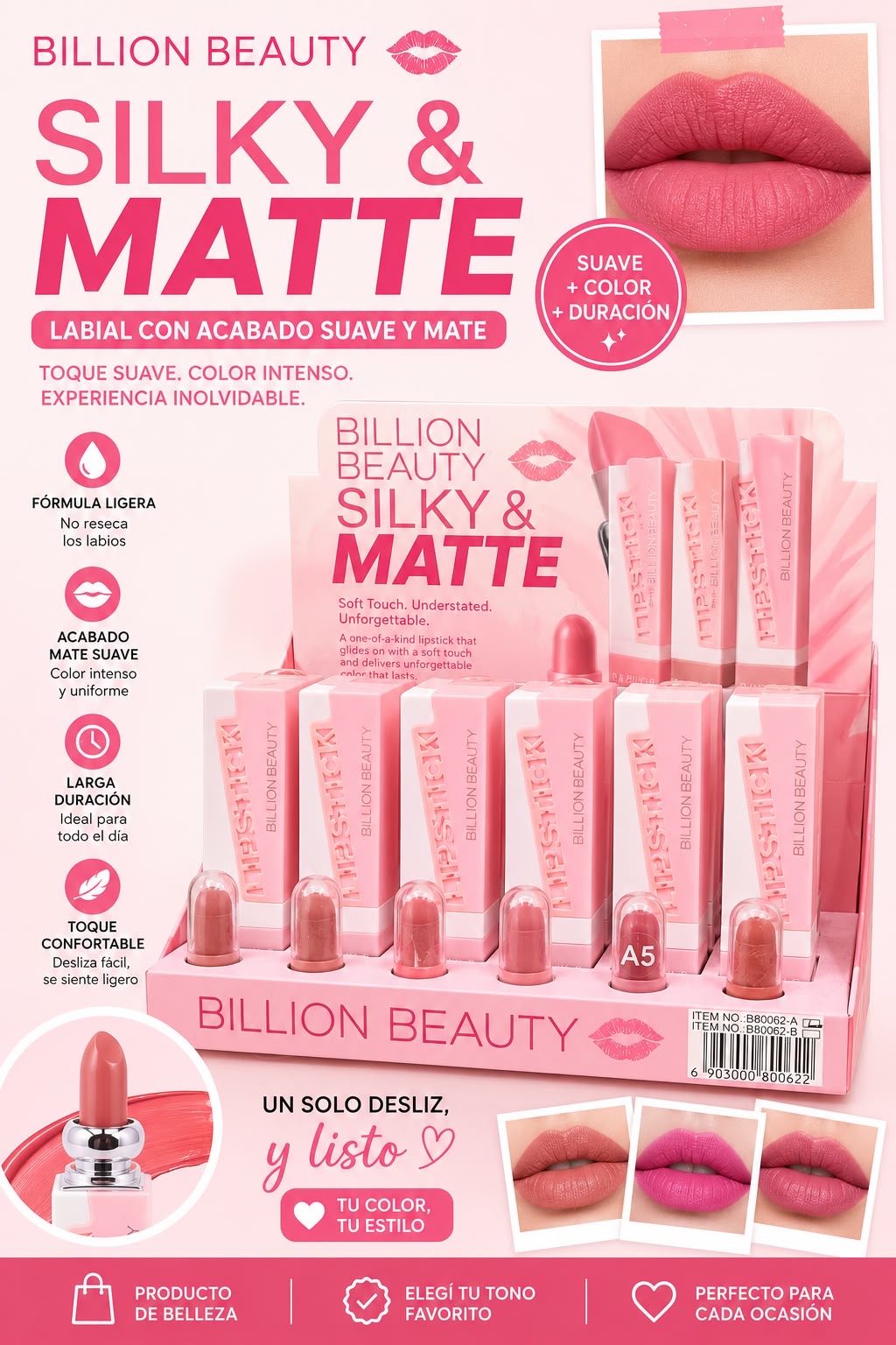 billion beauty labial