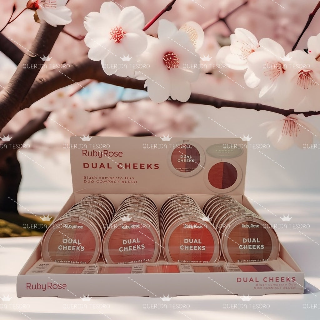 Ruby rose dual cheek rubor compacto doble