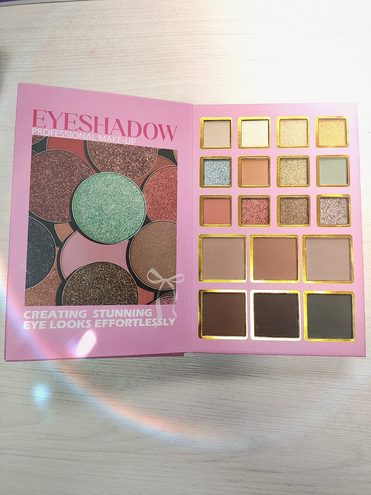 Medeco paleta de maquillaje rubor iluminador sombra contorno
