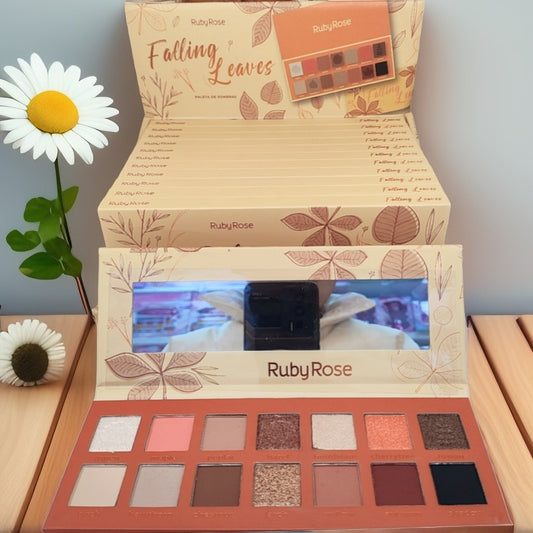 Ruby rose falling paleta de sombra 14 color