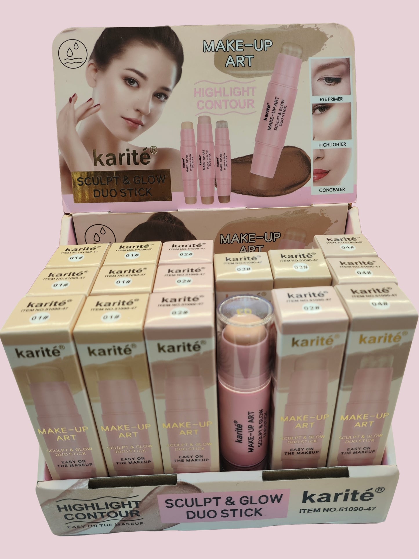 karite highlight contour en barra 2en1