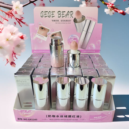 gege bear rubor liquido con esponja