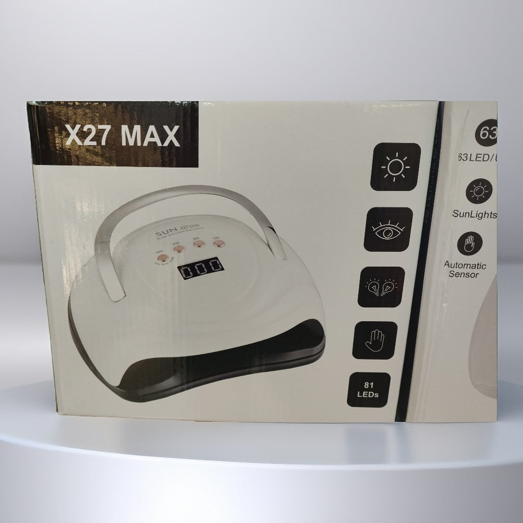 x27max cabina de unas sensor 81 leds