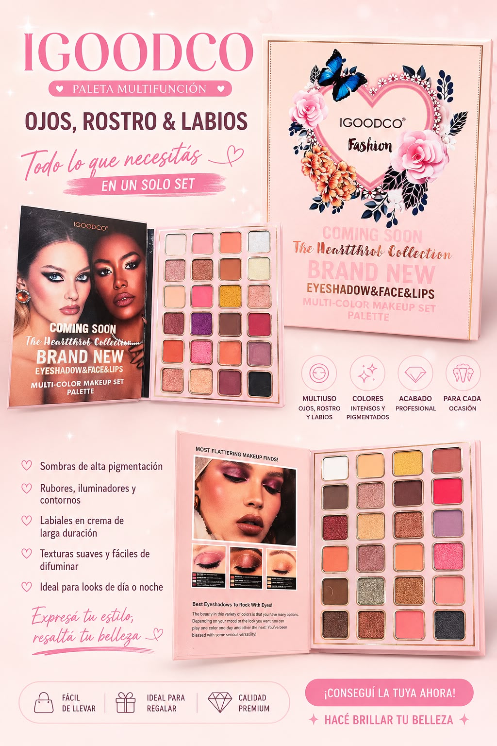 igoodco paleta de sombras