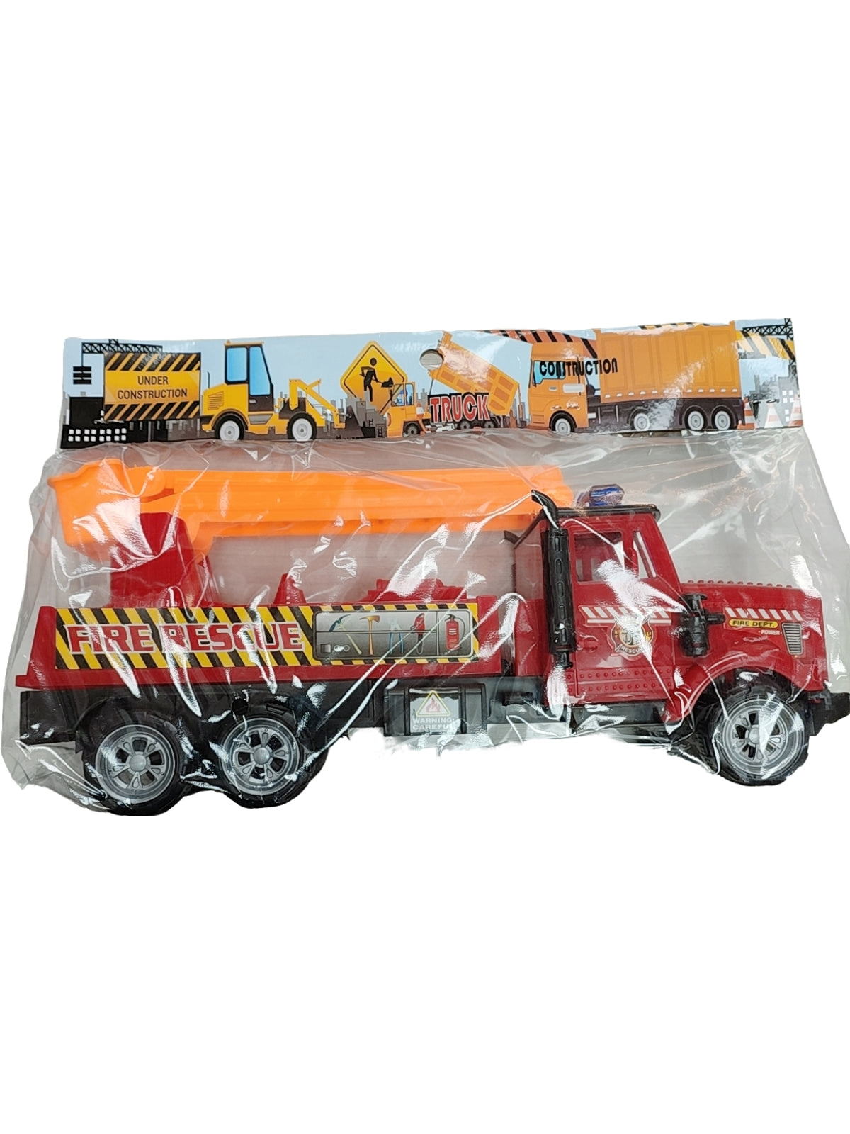 Friction-powered construction truck