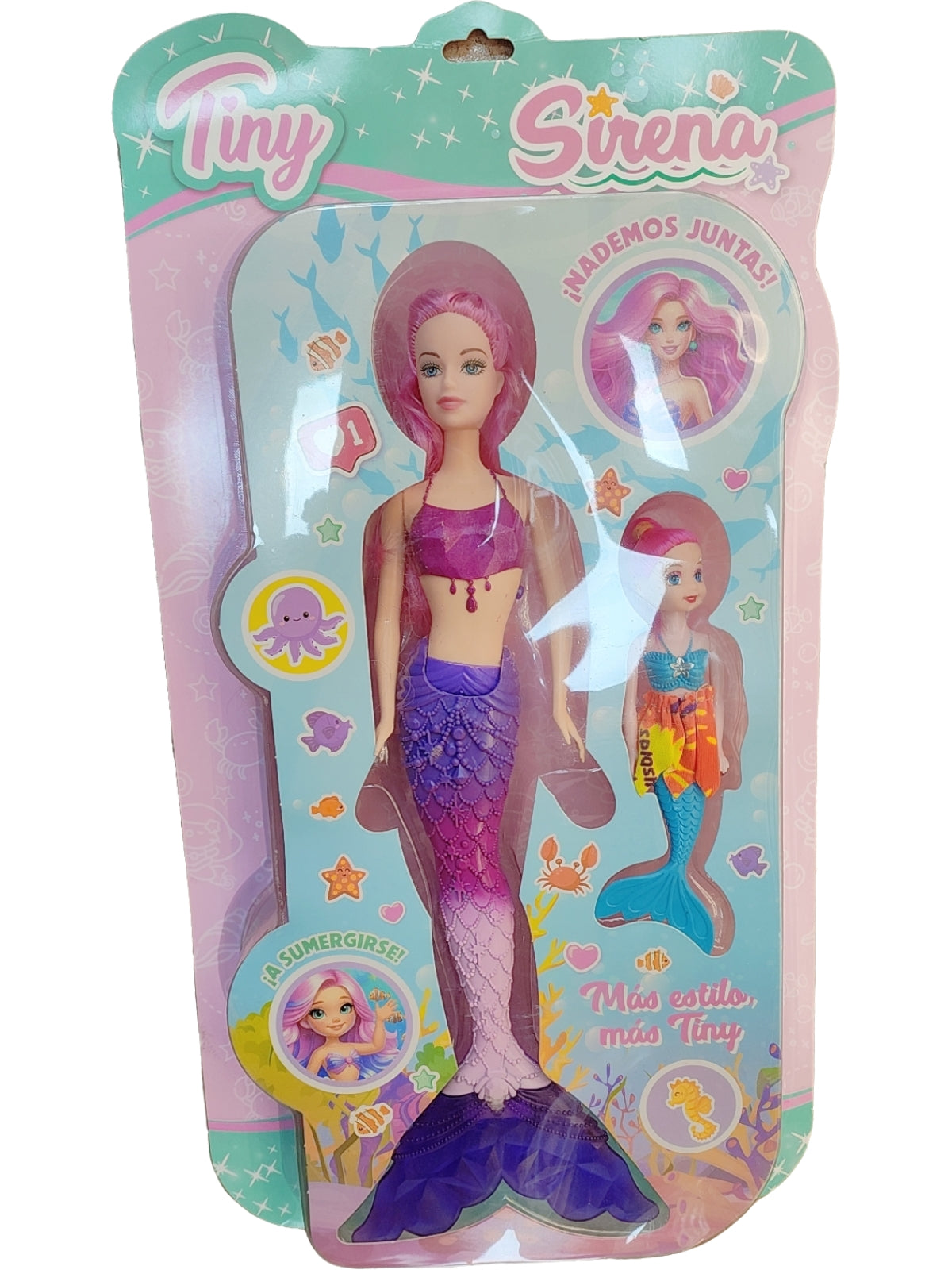 Tiny sirena y mini sirena