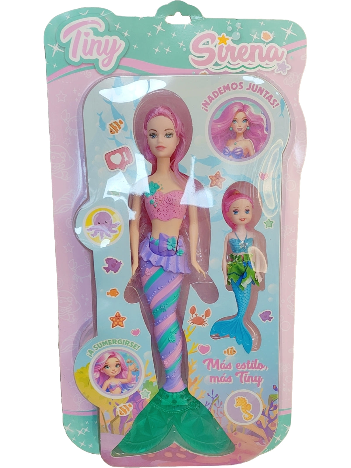 Tiny sirena y mini sirena