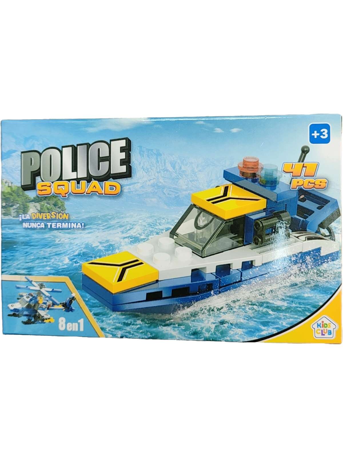 Juego en display robot y policia 60pc y 41 pc