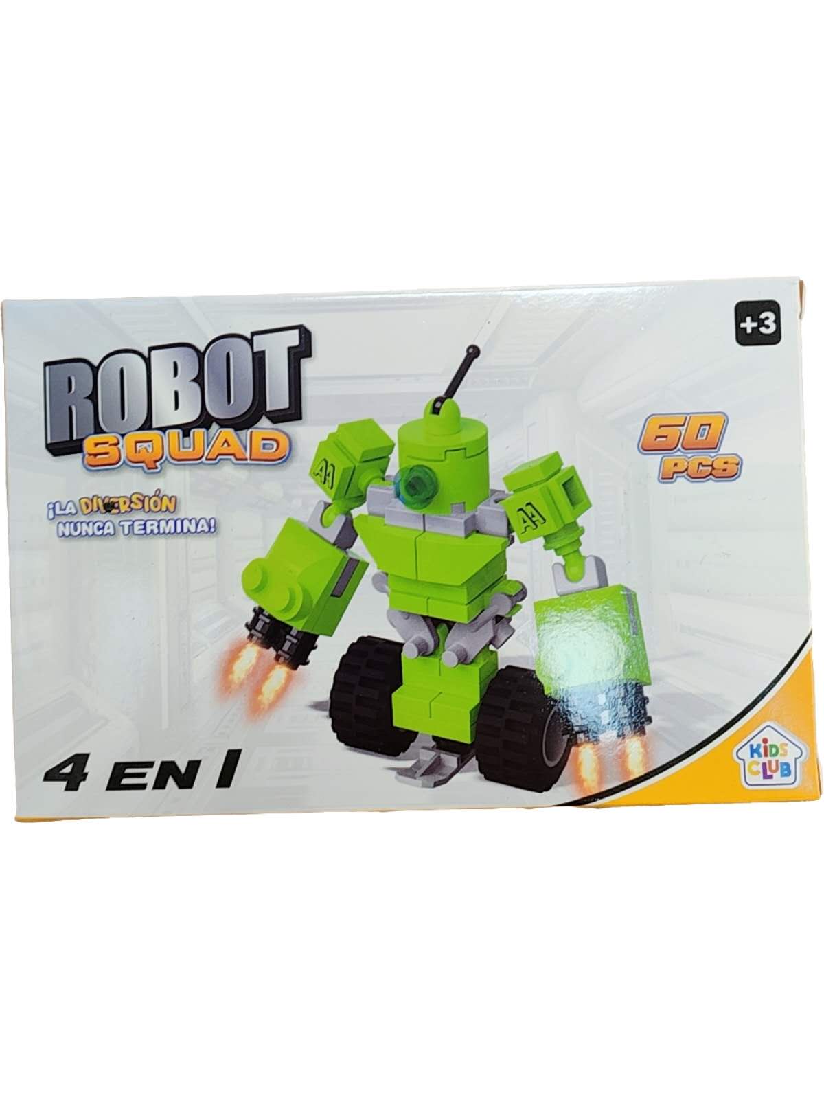 Juego en display robot y policia 60pc y 41 pc