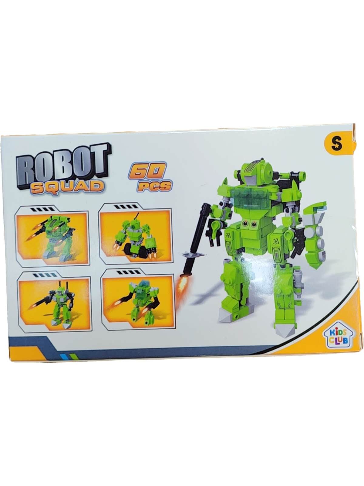 Juego en display robot y policia 60pc y 41 pc