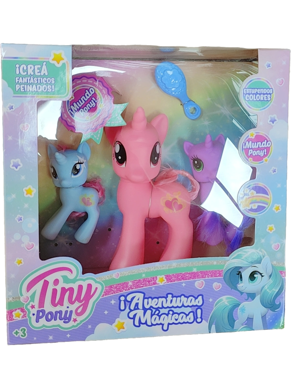 Tiny set de pony x3u con accesorio