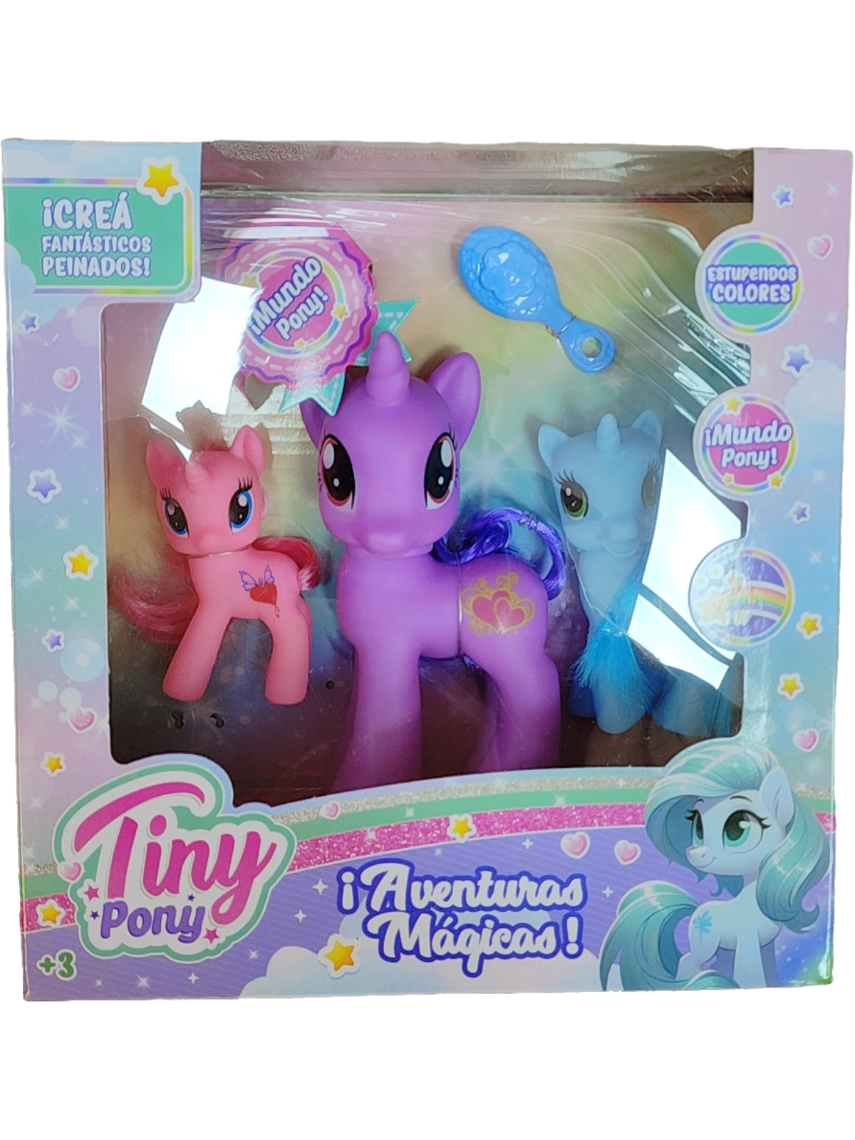 Tiny set de pony x3u con accesorio