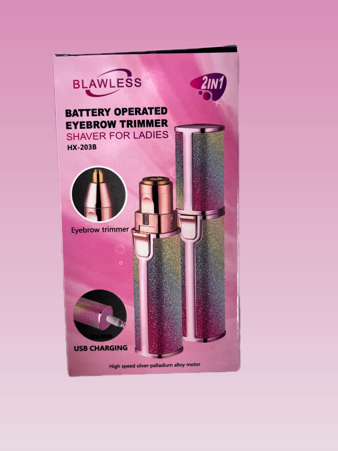 2-in-1 eyebrow trimmer