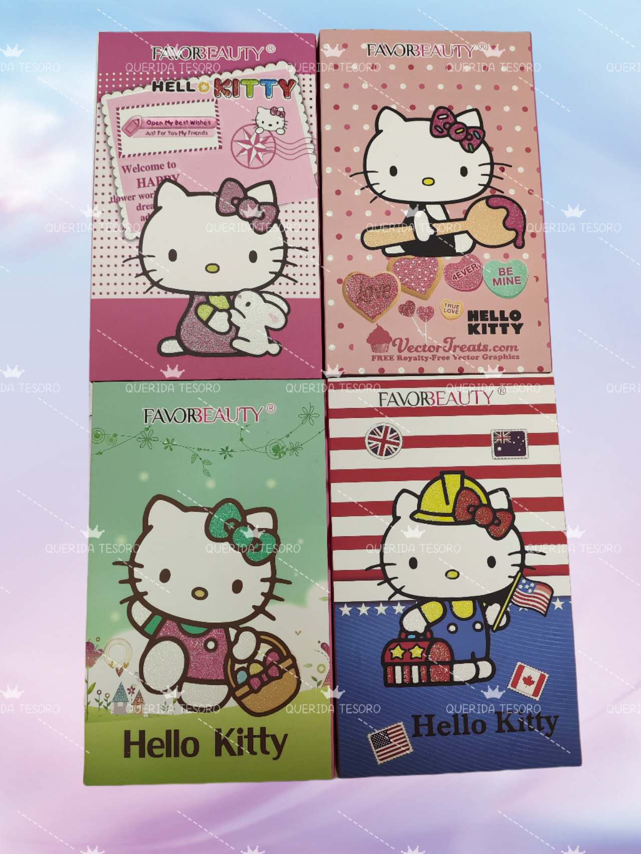 PALETA DE SOMBRA DE INFANTIL KITTY