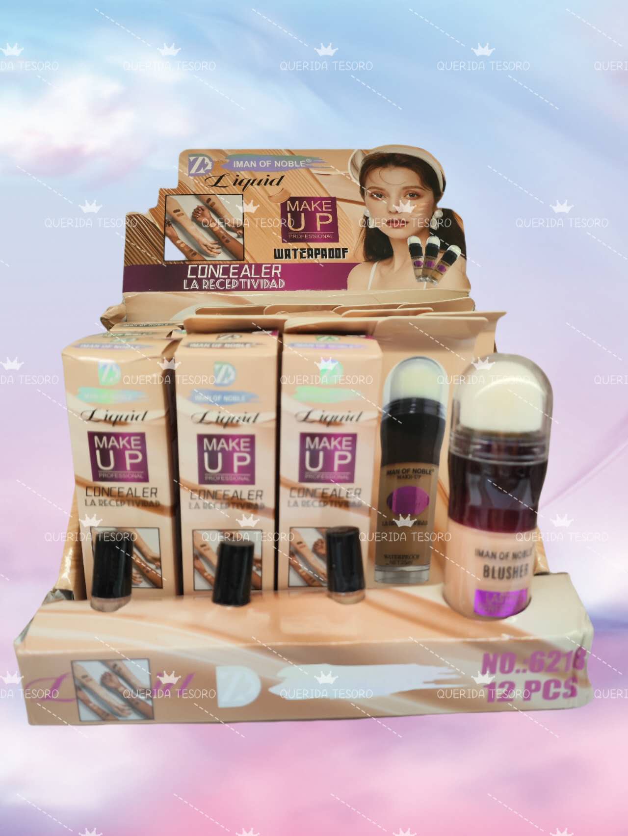 Iman of Noble Liquid Foundation Concealer with Sponge