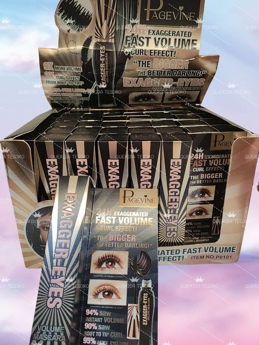 Pagevine máscara de pestañas ultra volumen larga duración