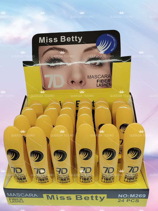 Miss Betty fiber lashes máscara de pestañas 7D