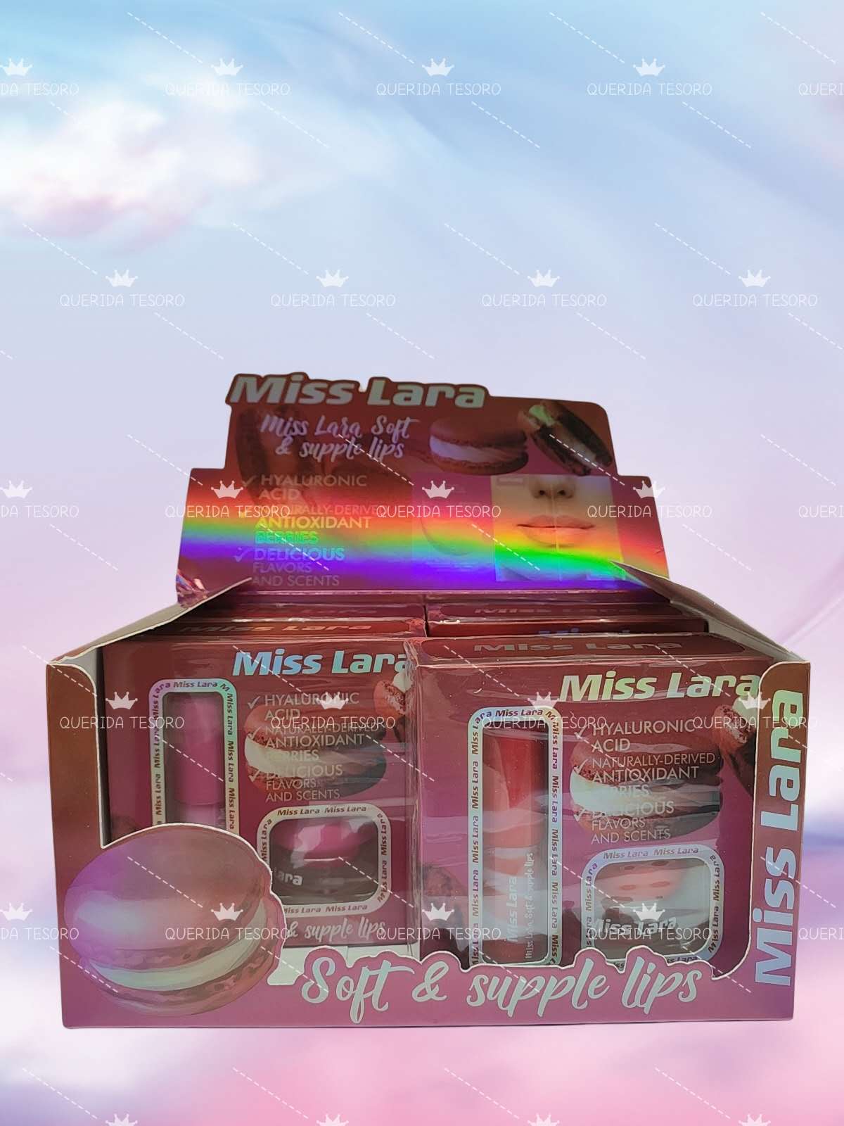 Miss Lara brillo labial y y crema labial humectante