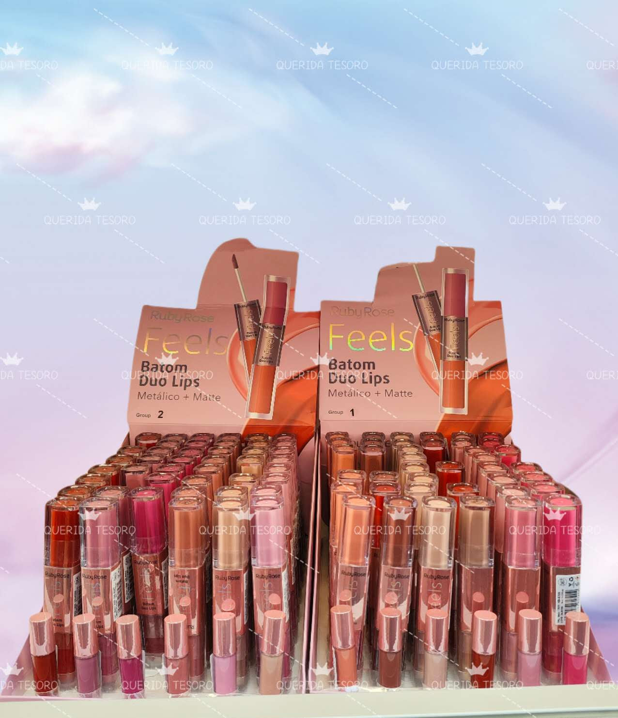 Ruby Rose Feels Matte and Metallic Lipstick Duo