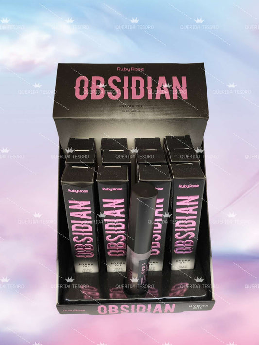 Ruby rose obsidian óleo labial