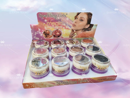 Sparkling girls polvo iluminador con esponja