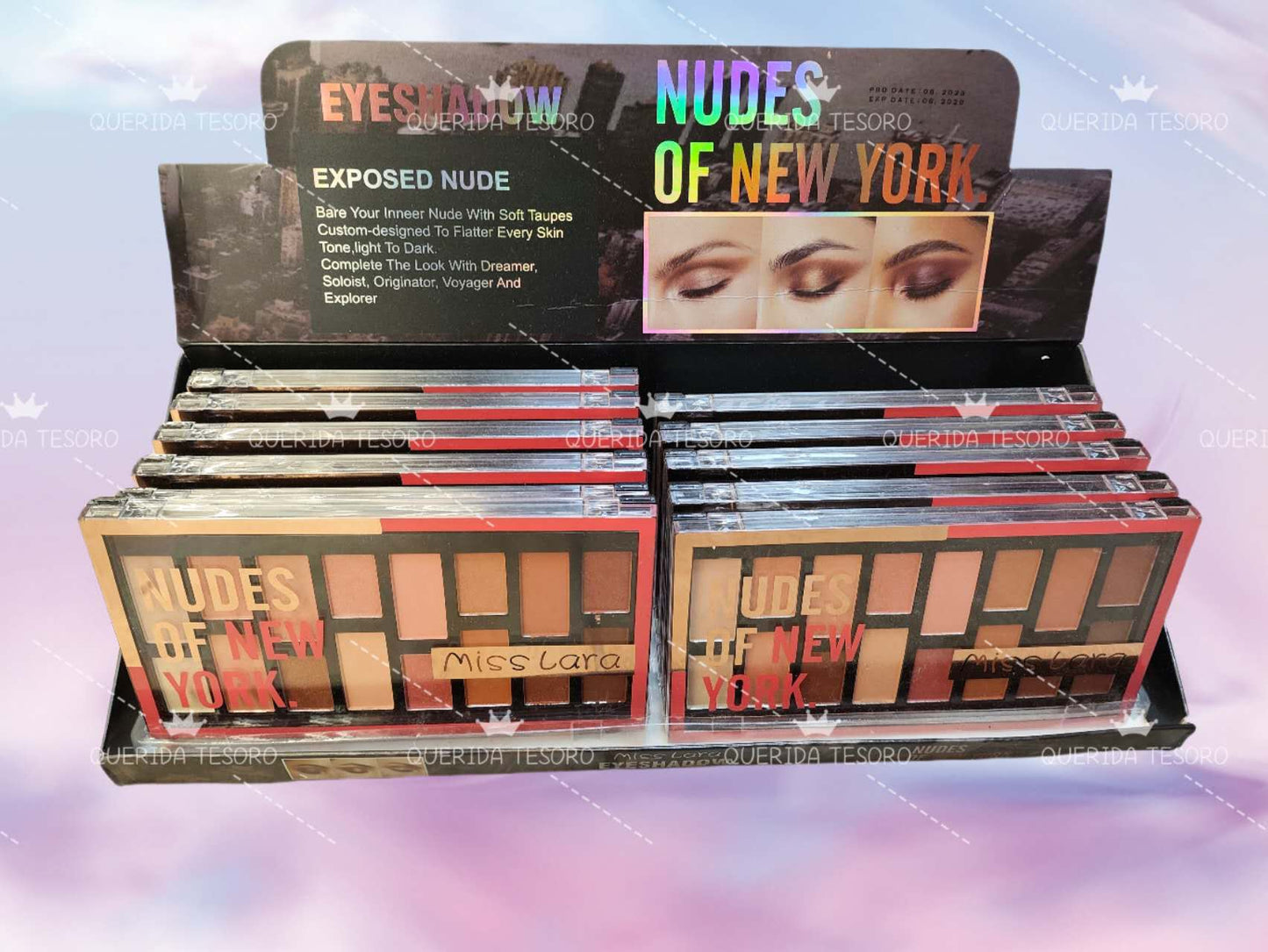 Miss Lara Nudes of New York 20 sombras de ojos