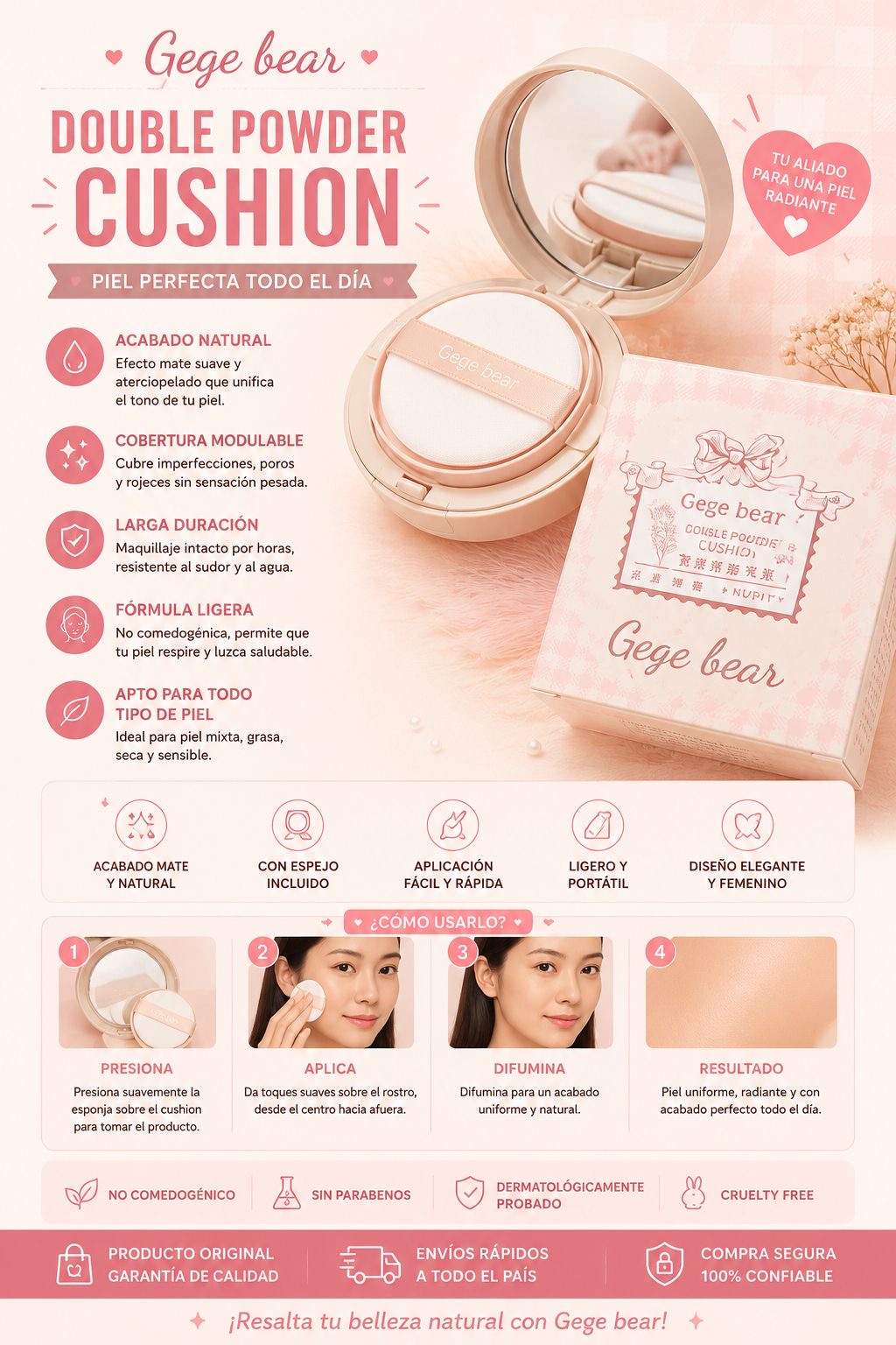 gege bear base cushion