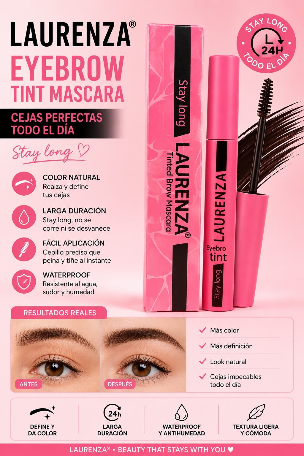 laurenza máscara de pestañas