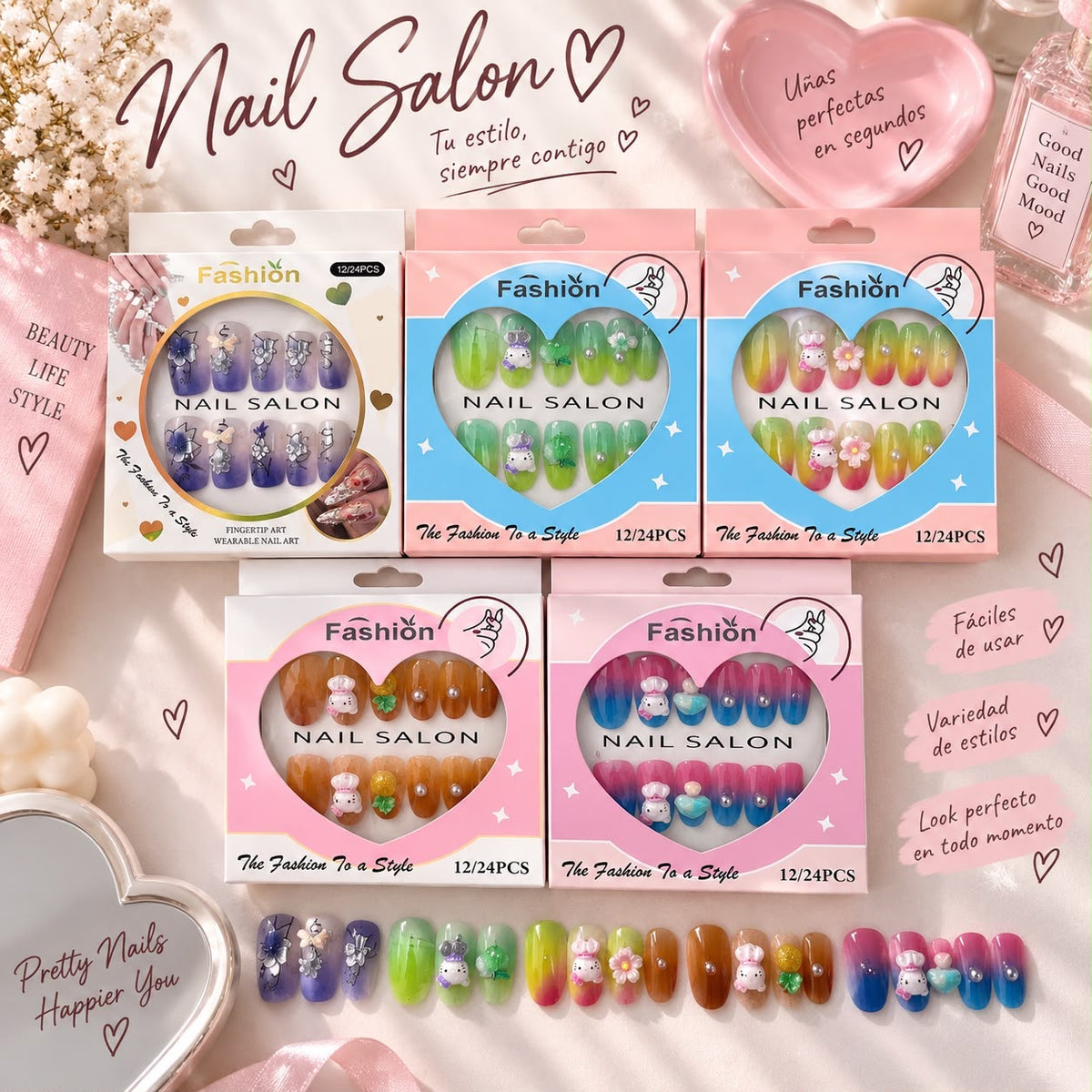 Uñas press on