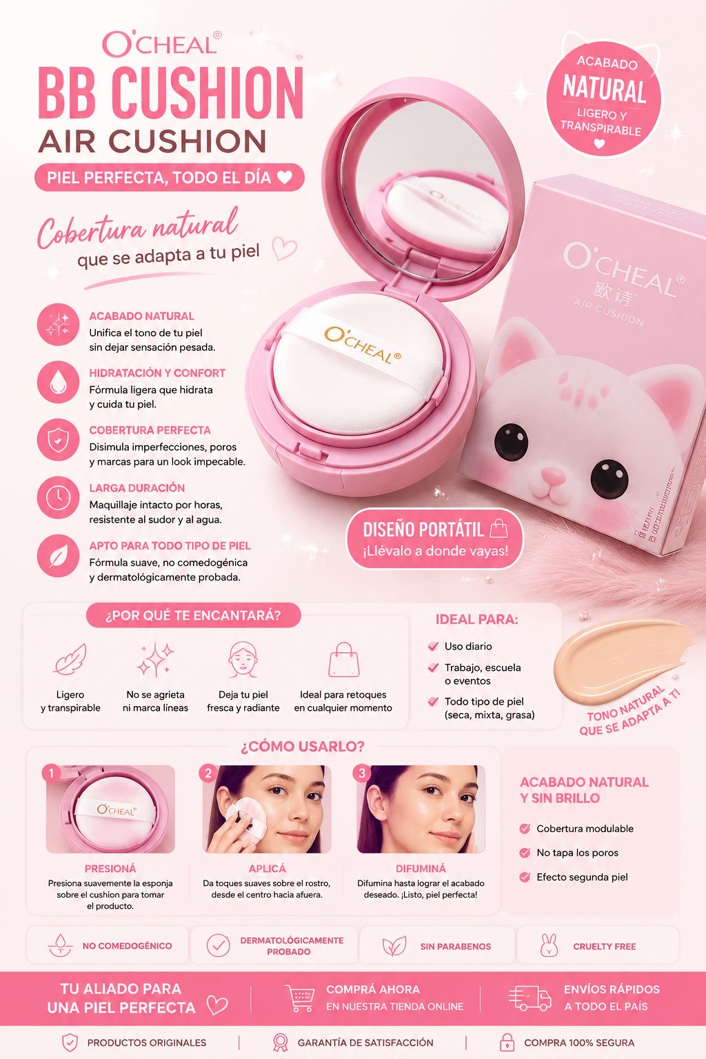 o’cheal base cushion