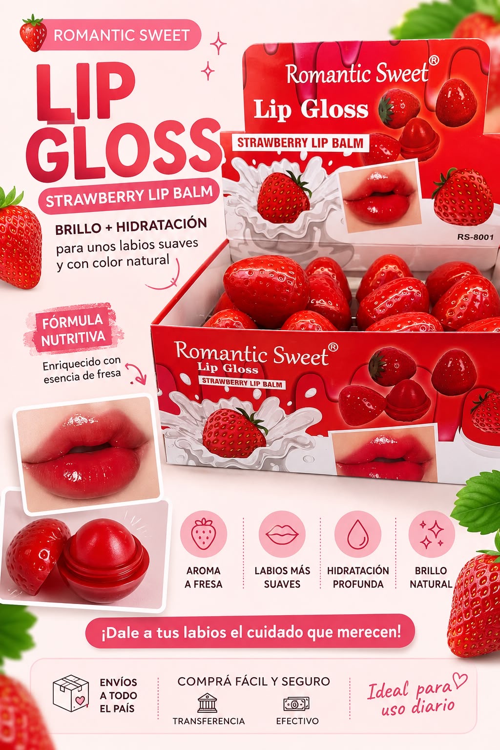 romantic sweet bálsamo de frutilla