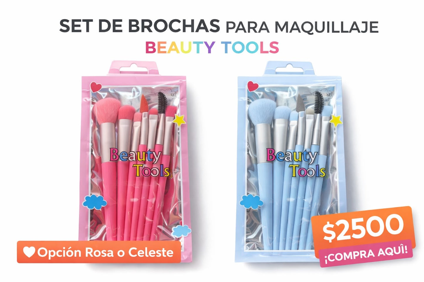 set brochas de maquillaje