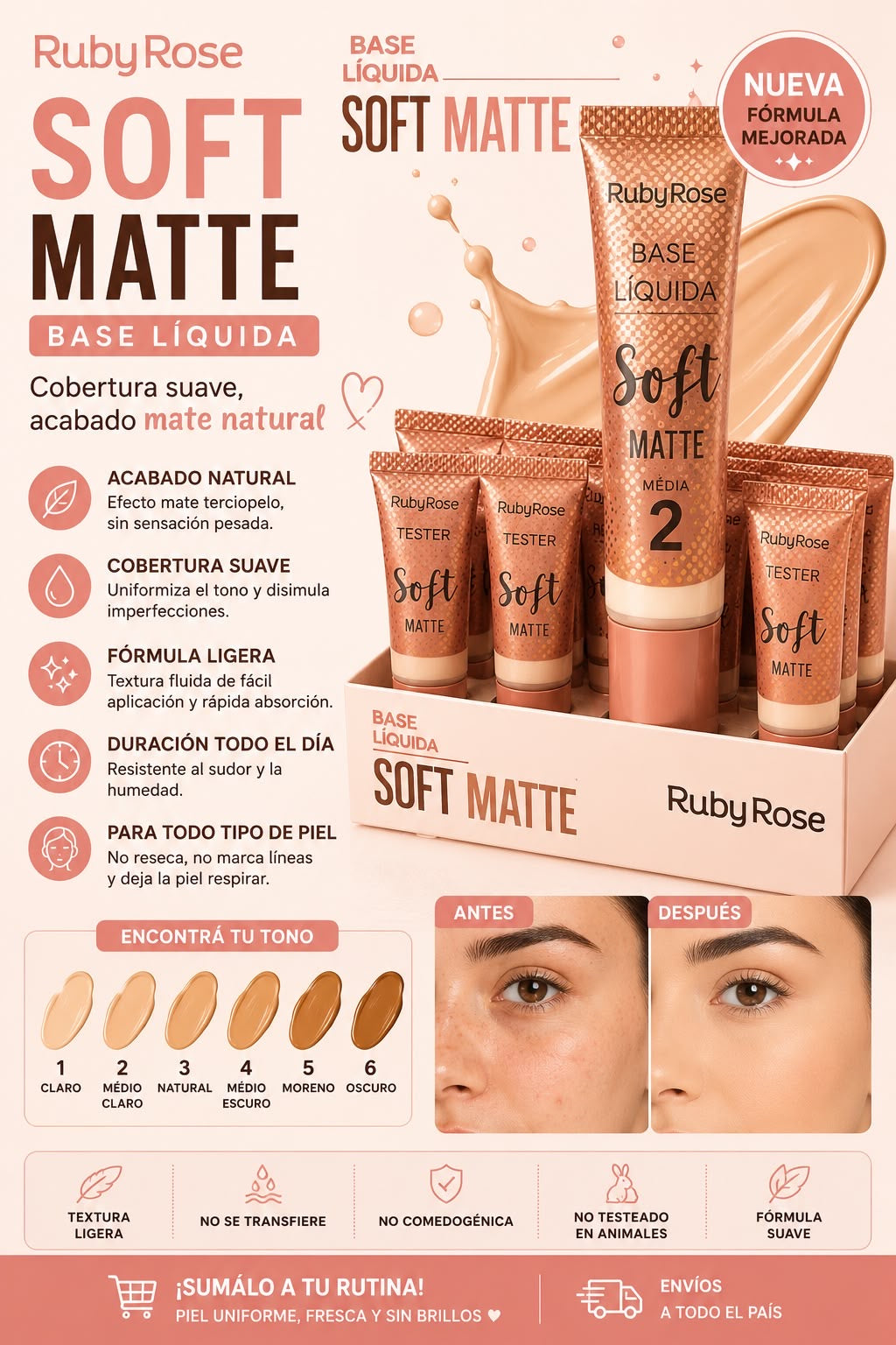 ruby rose base liquida
