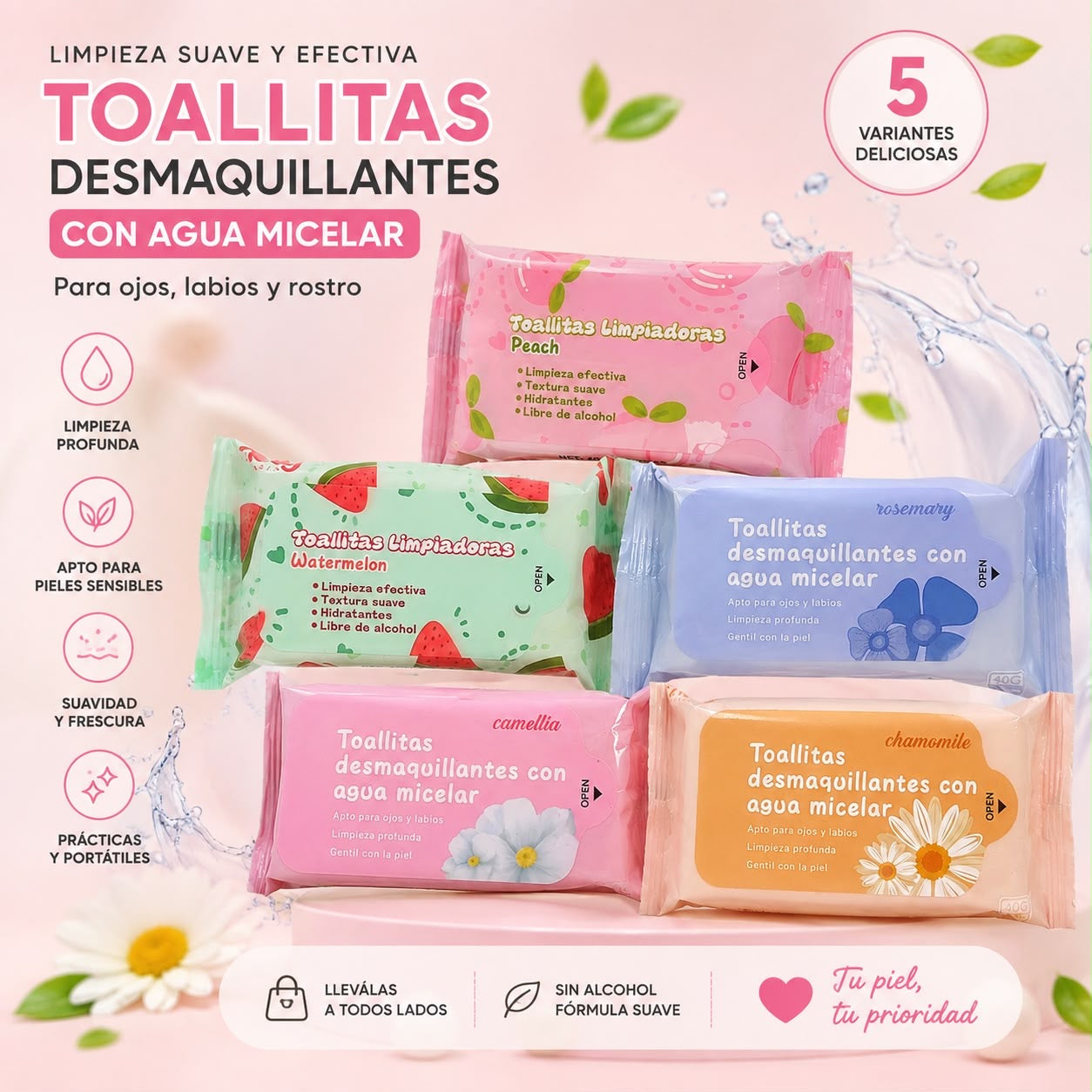 Mely toallitas desmaquillantes