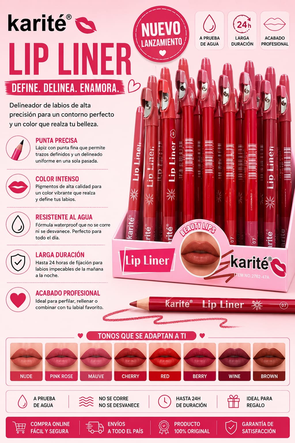 Karite lip liner labial lápiz