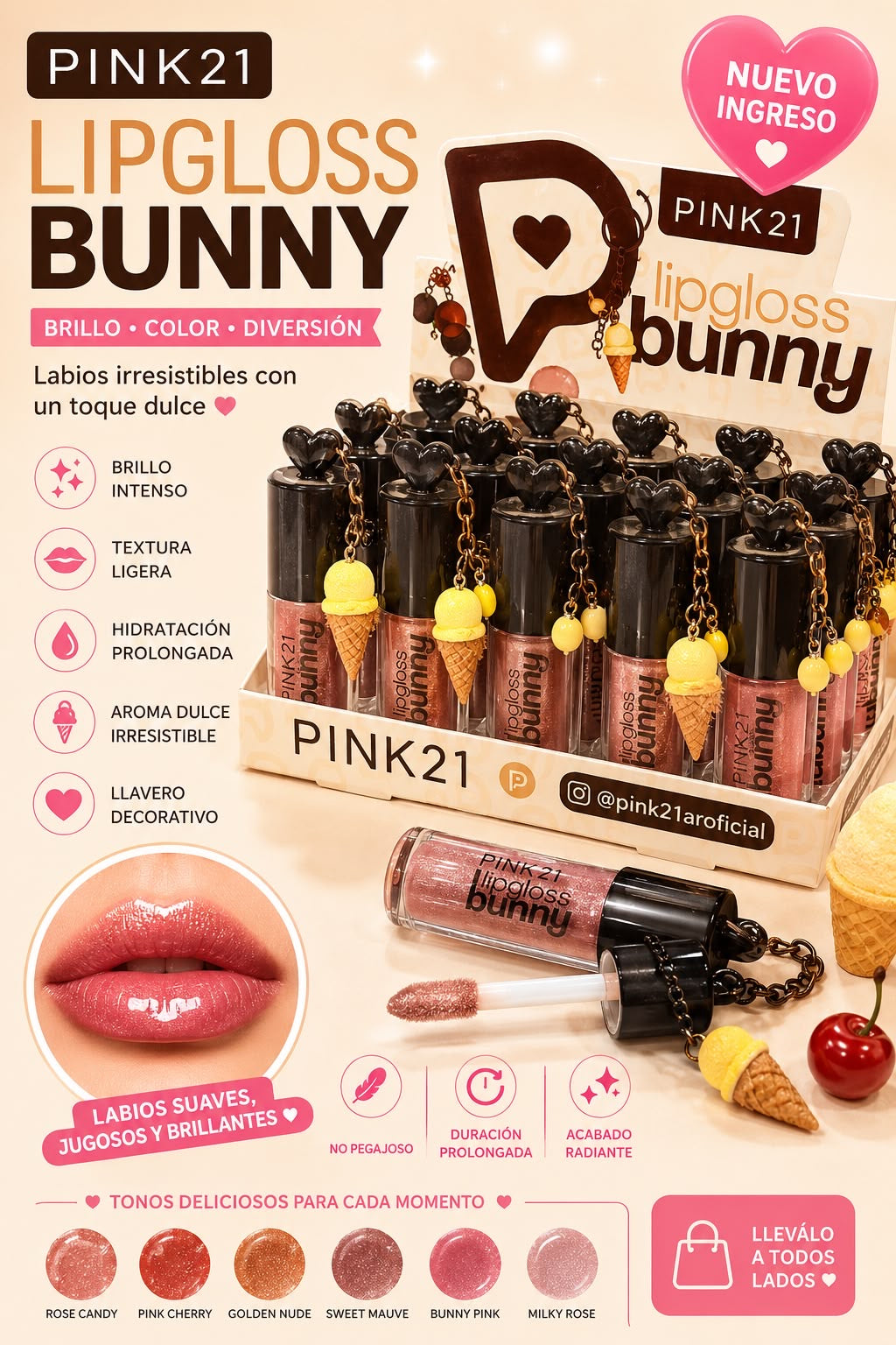 pink21 lipgloss