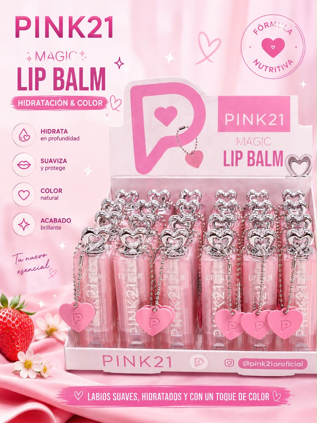 pink21 bálsamo labial