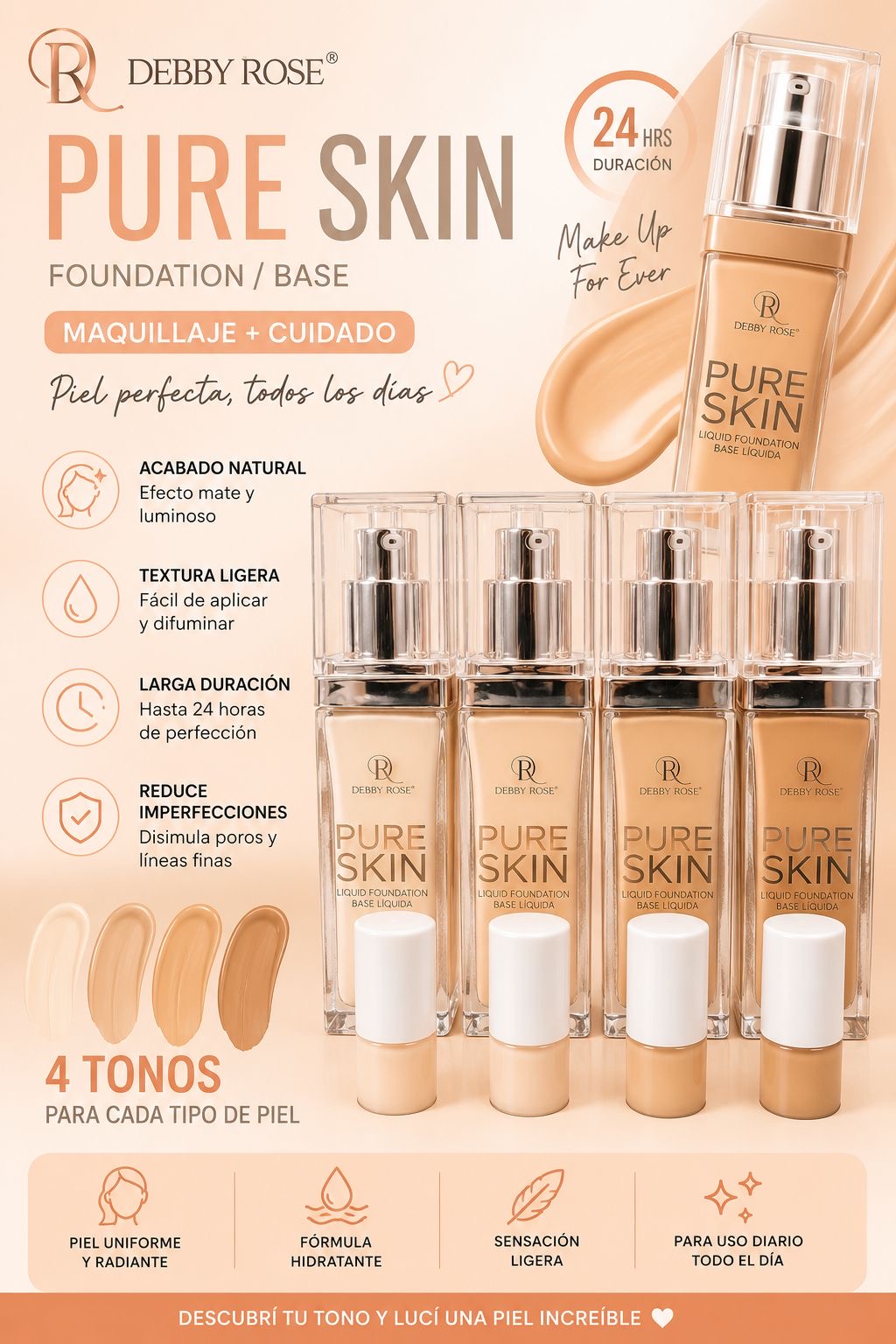 debby rose base liquida