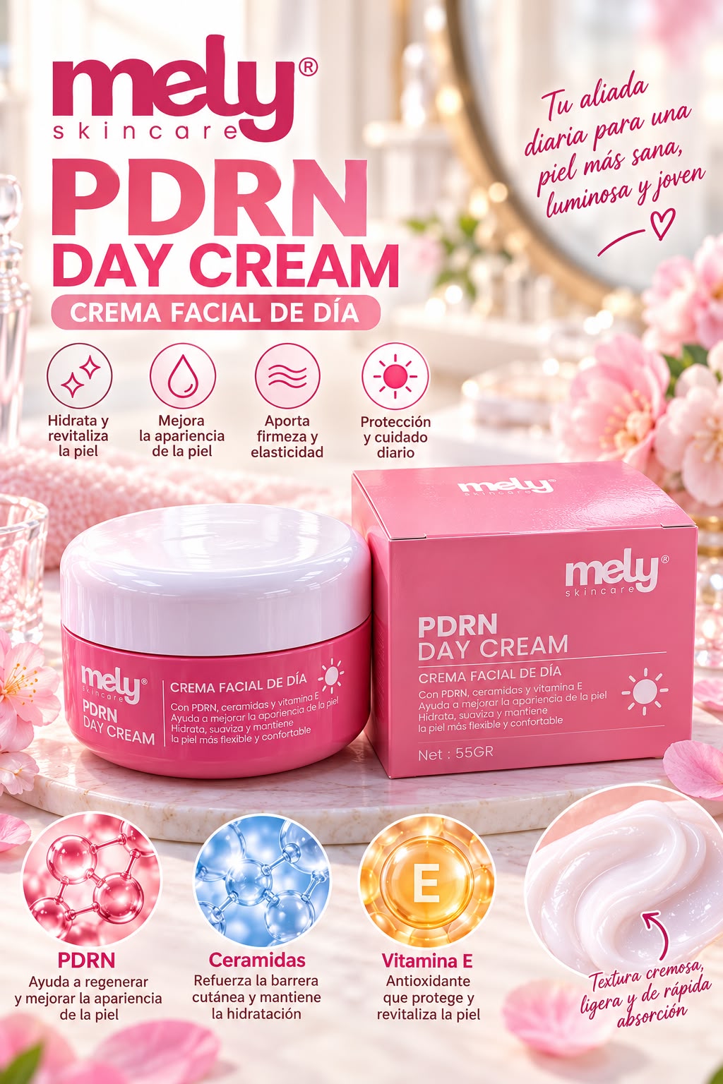 Mely crema facial de día