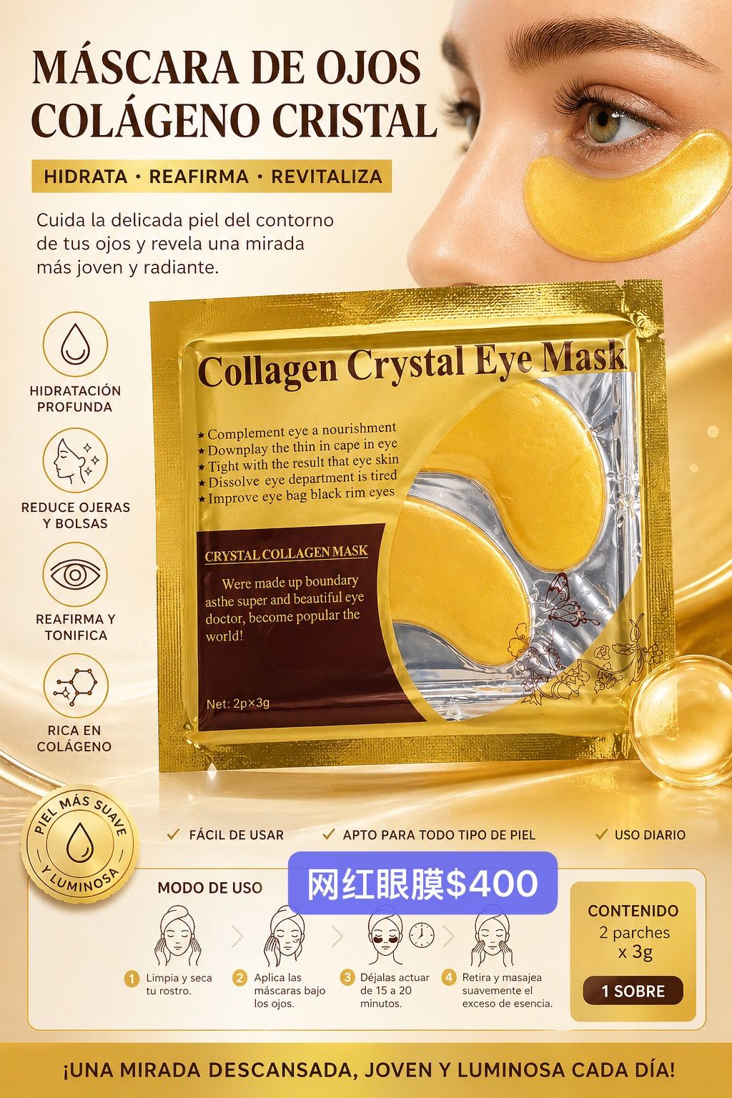 mascarilla para ojeras