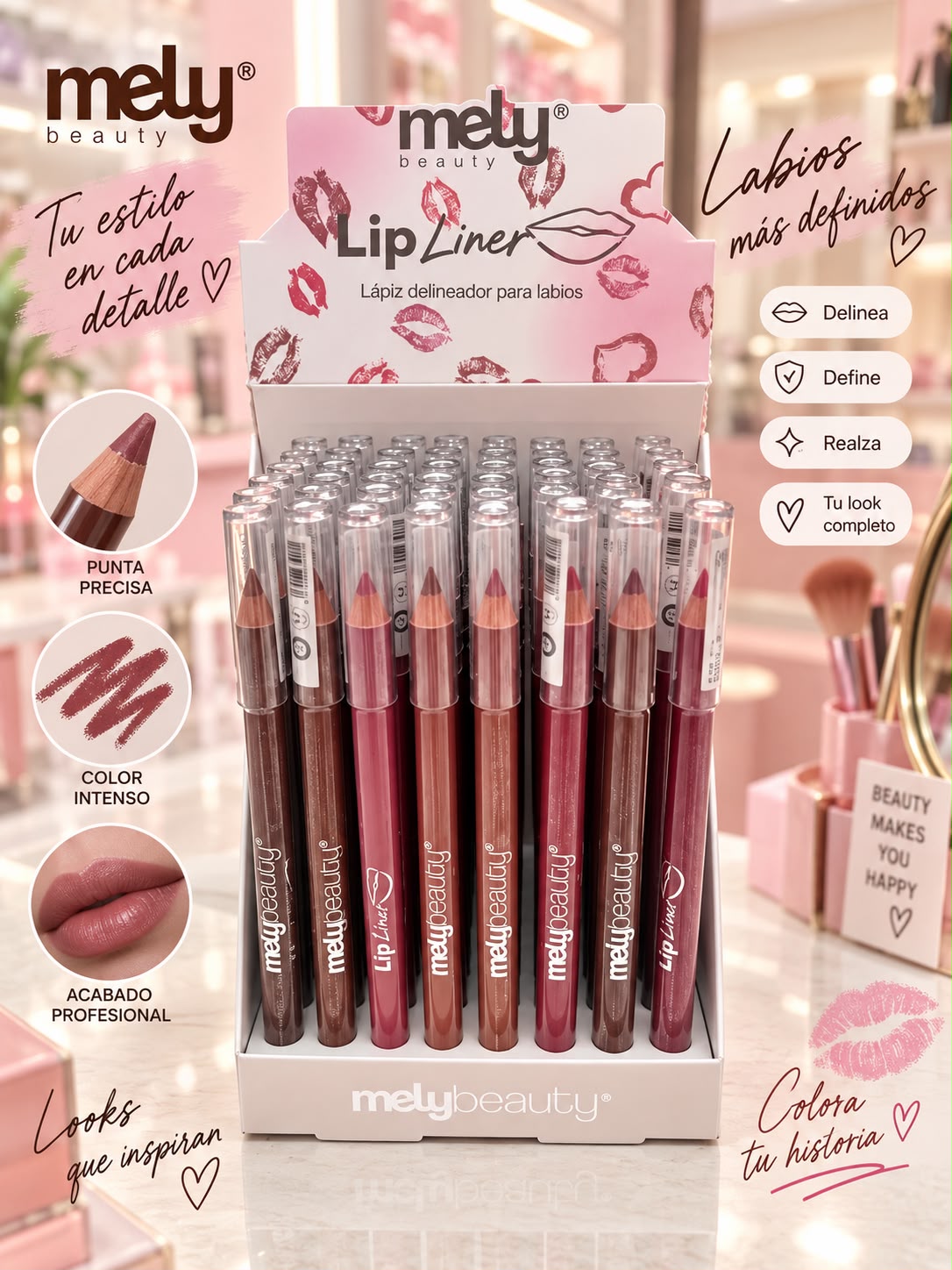 mely delineador de labios