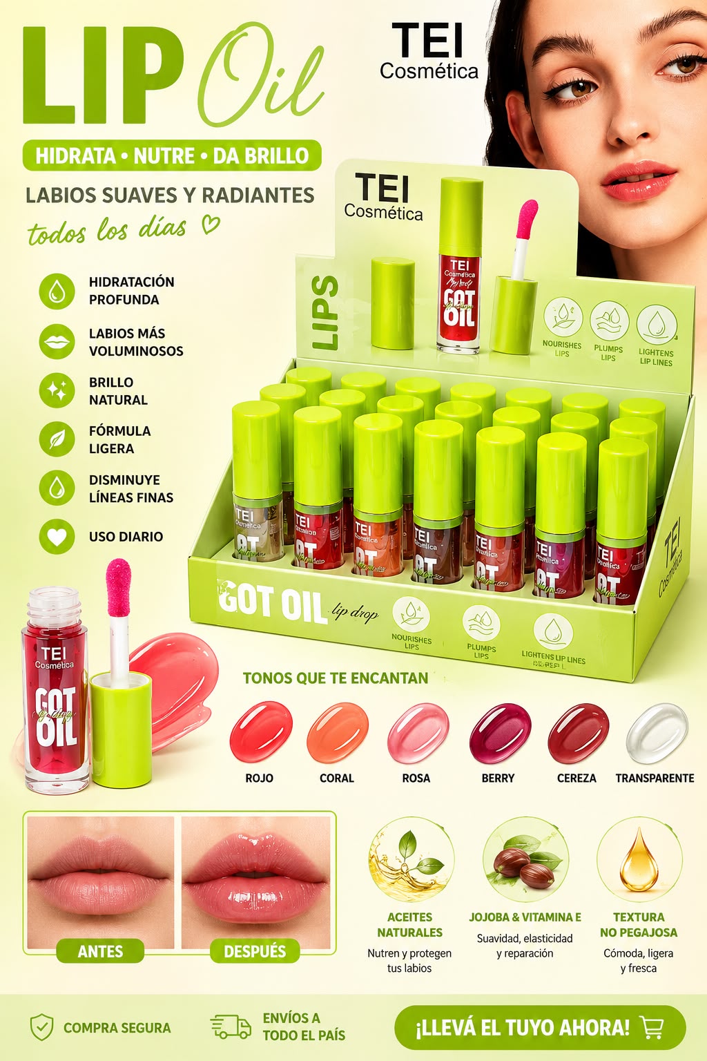 tei lip oil