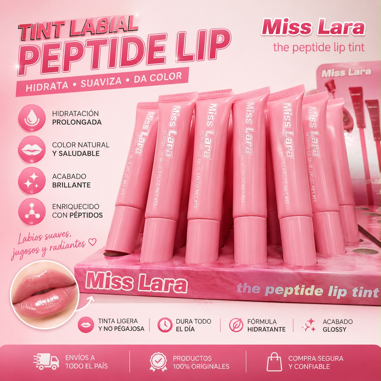 miss lara tinta labial
