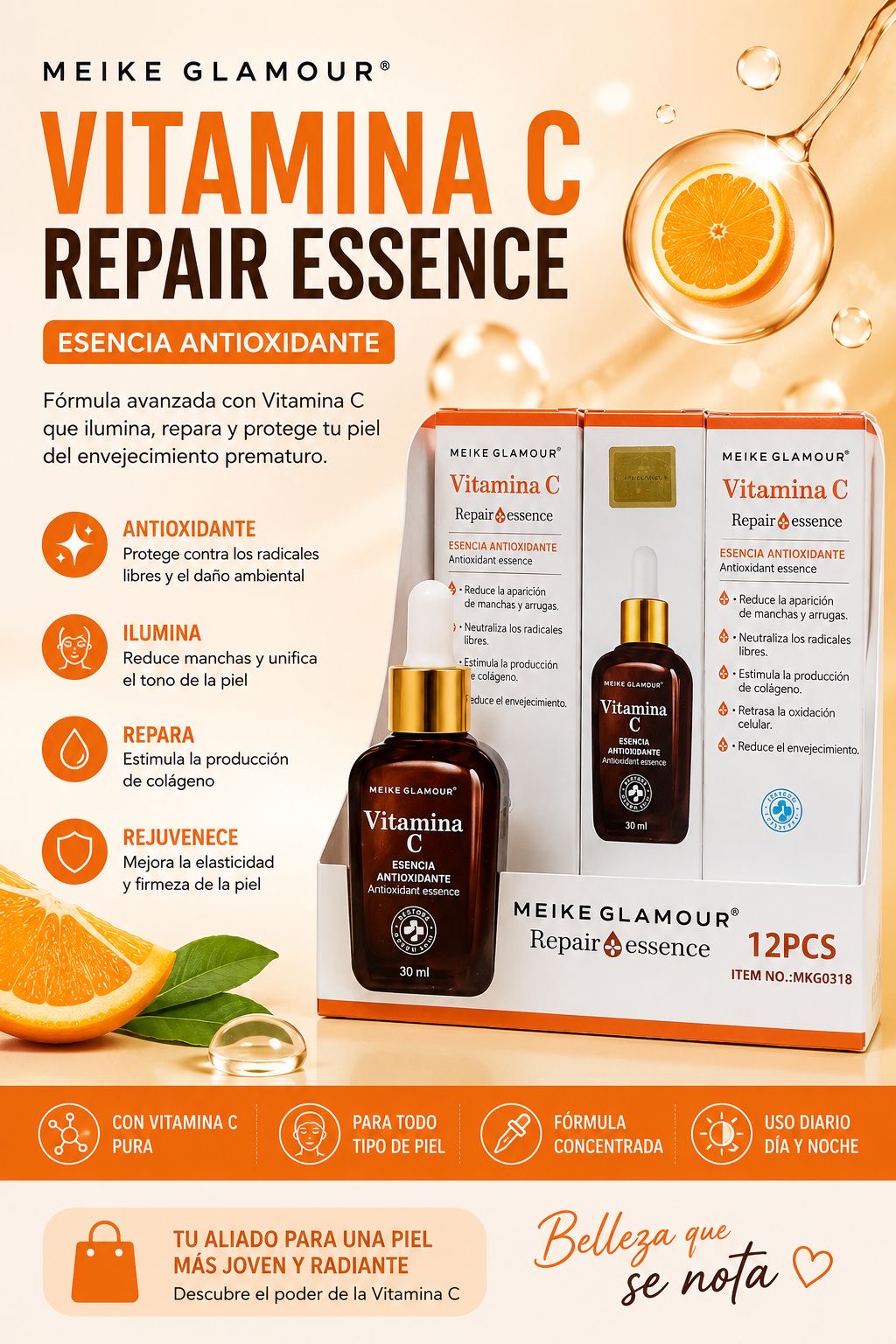 meike glamour serum con vitamina c