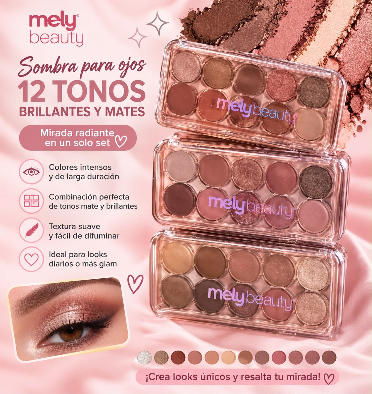 mely paleta de sombras