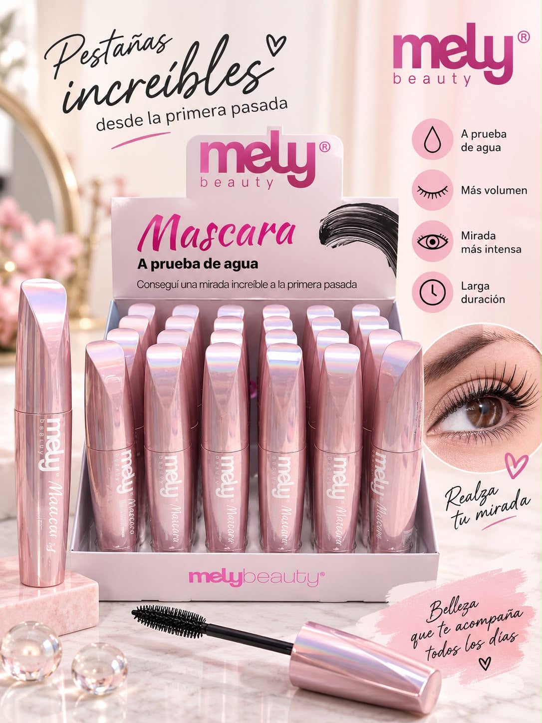 mely mascara de pestañas aprueba de agua