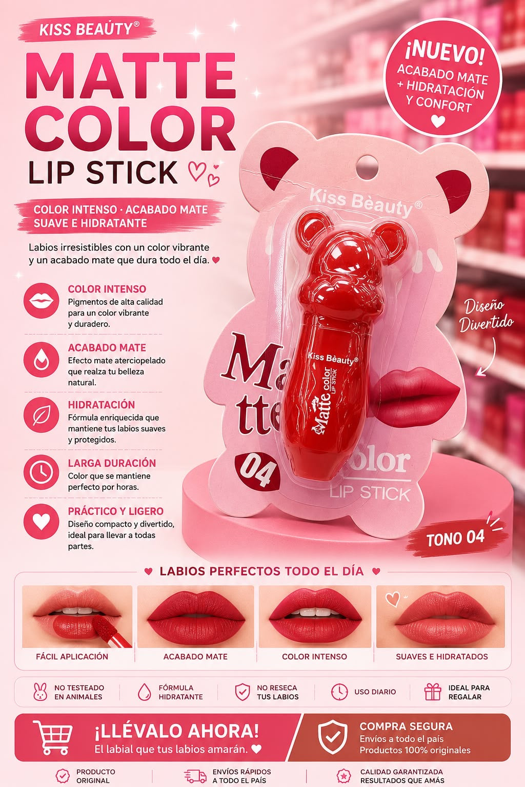 kiss beauty lipgloss
