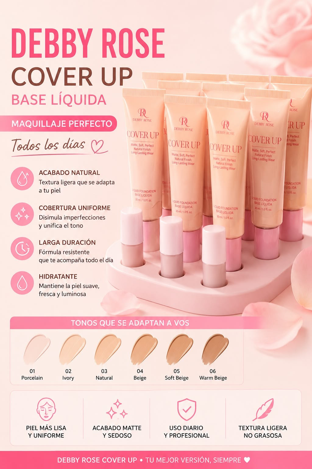 debby rose base liquida