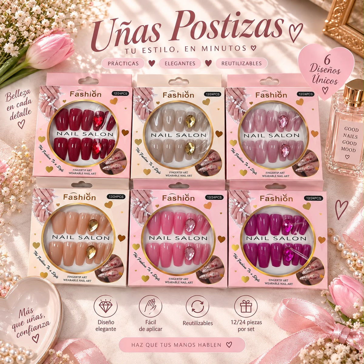Uñas press on