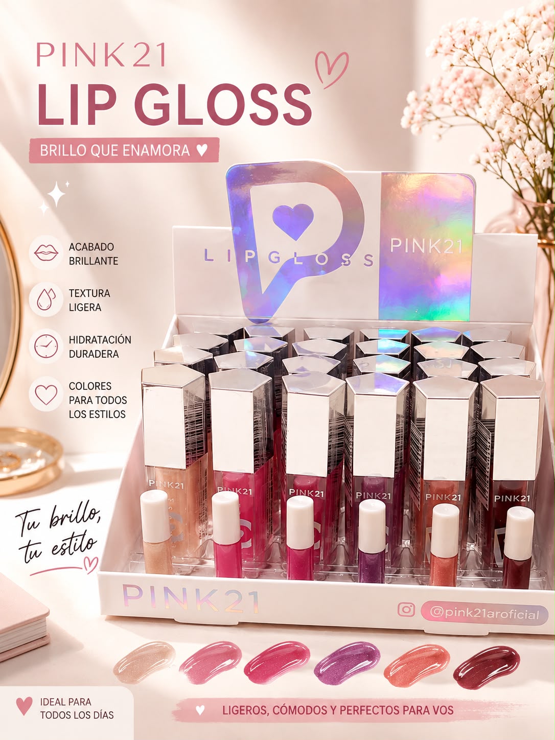 pink21 lipgloss